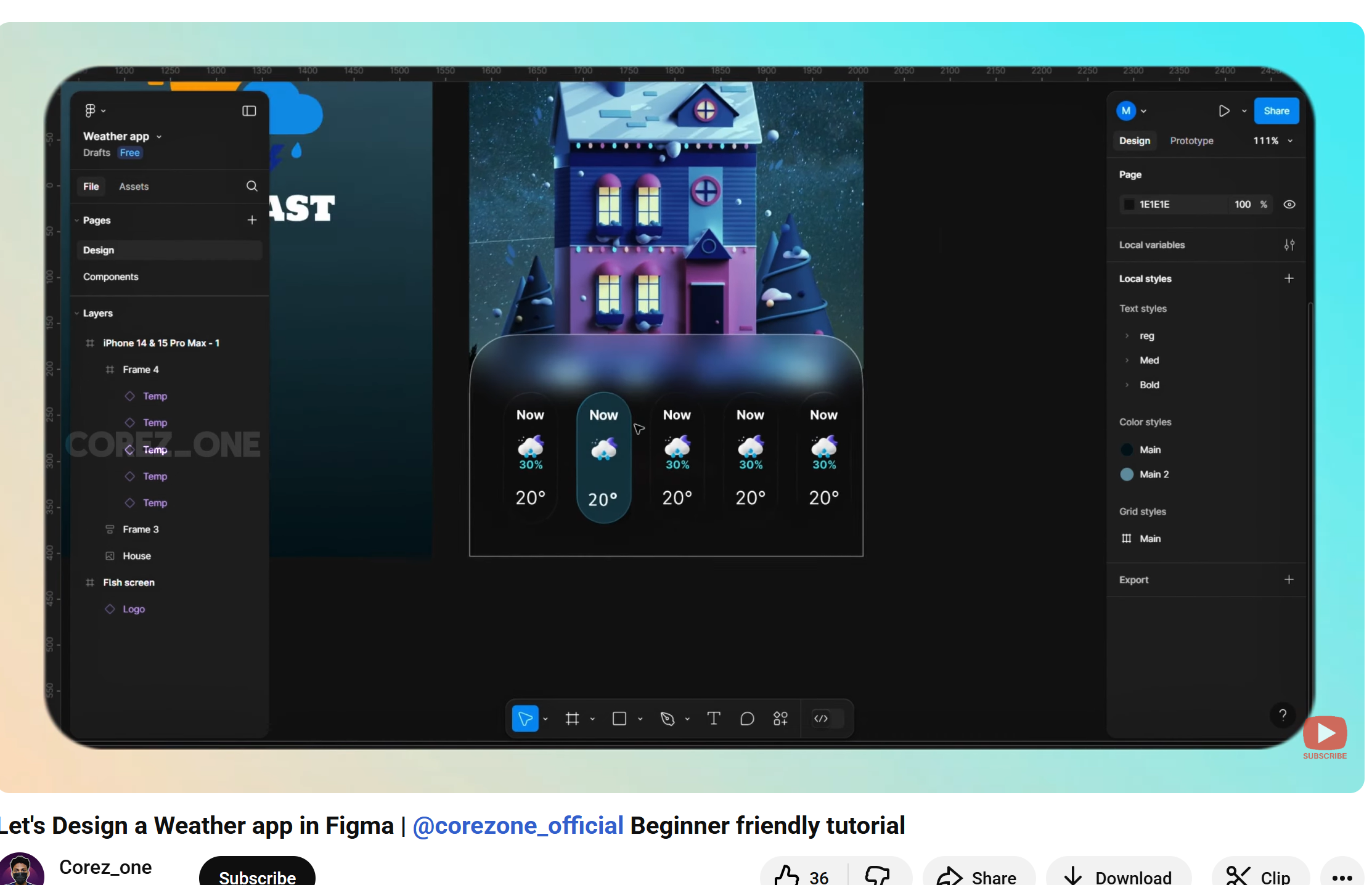 This video explains how to design a clear and emotional weather app from the perspectives of interaction and visual storytelling. For my research, it helped me explore whether users understood the meaning of colors and the visual correspondence between emotions and comfort. It's an ideal reference for emotional feedback and comprehensibility testing in Activity 2. Link: https://youtu.be/pELACV0yNFc?si=cRRl_kwSbTtxwnOy