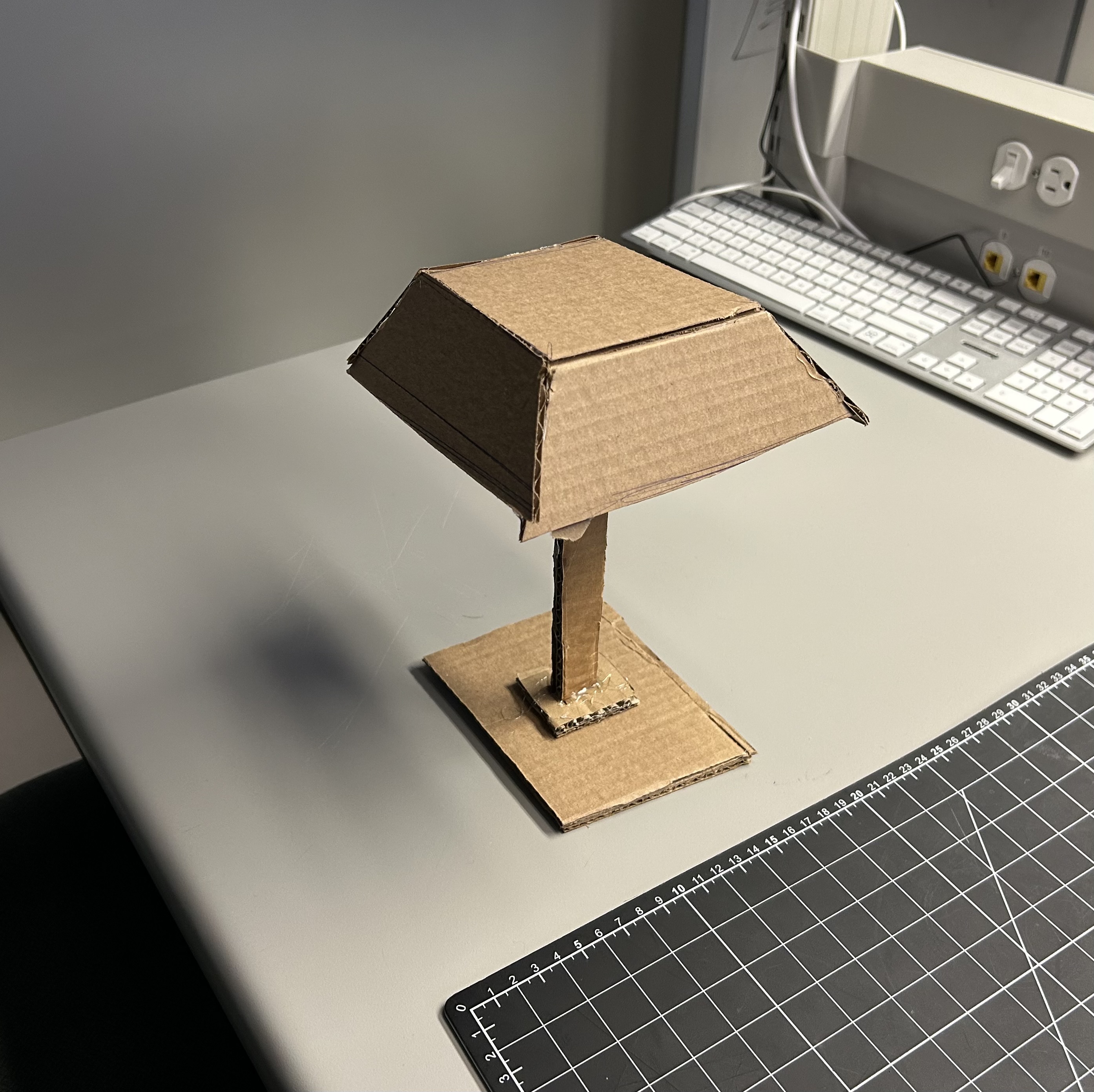 This is the process of making this cardboard prototype after watching the tutorial.